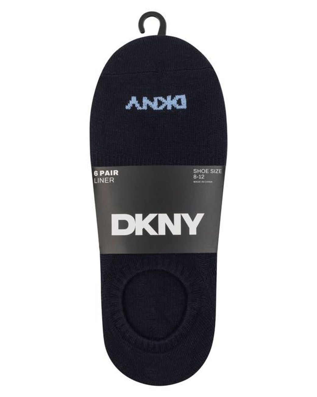 DKNY Blue 6-Pack Liner Socks for men