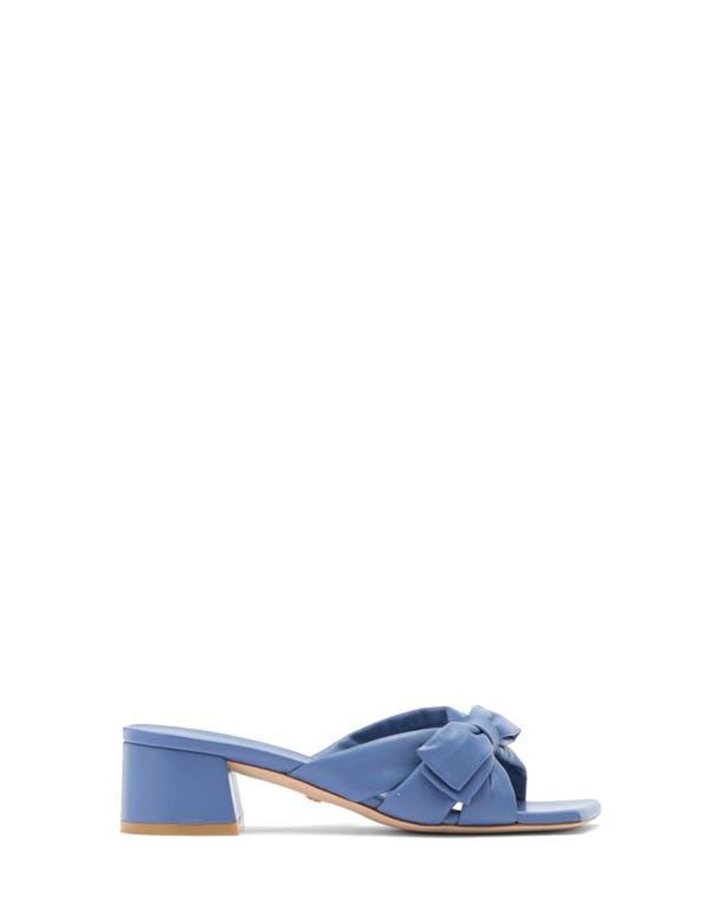 Stuart Weitzman Blue Sofia Bow Sandal