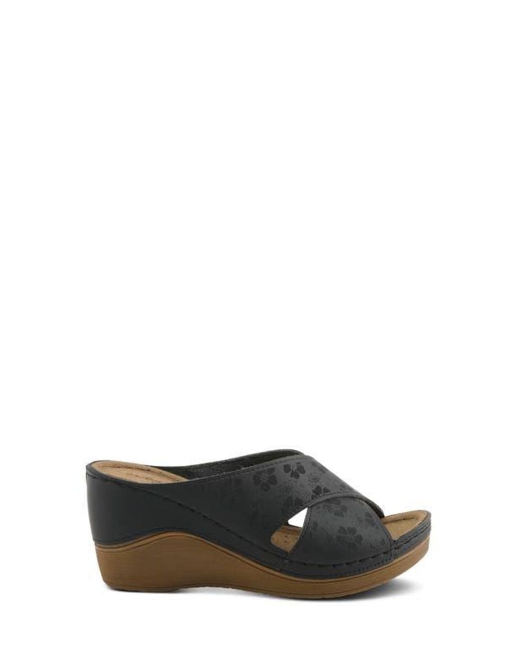 Flexus by Spring Step Gray Wedge Sandal