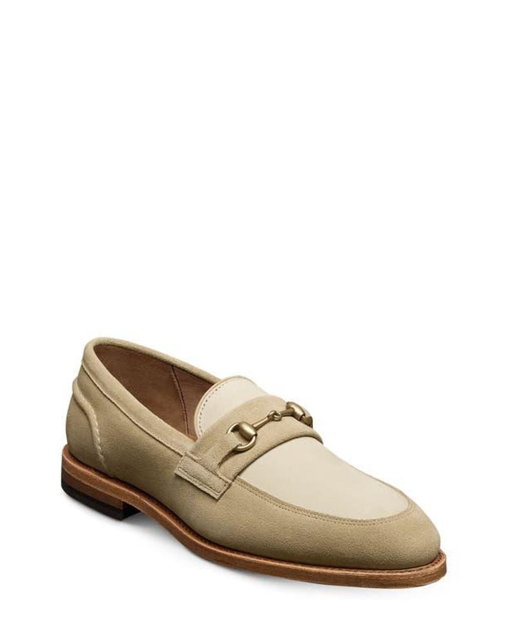 Allen Edmonds White Randolph Bit Loafer for men