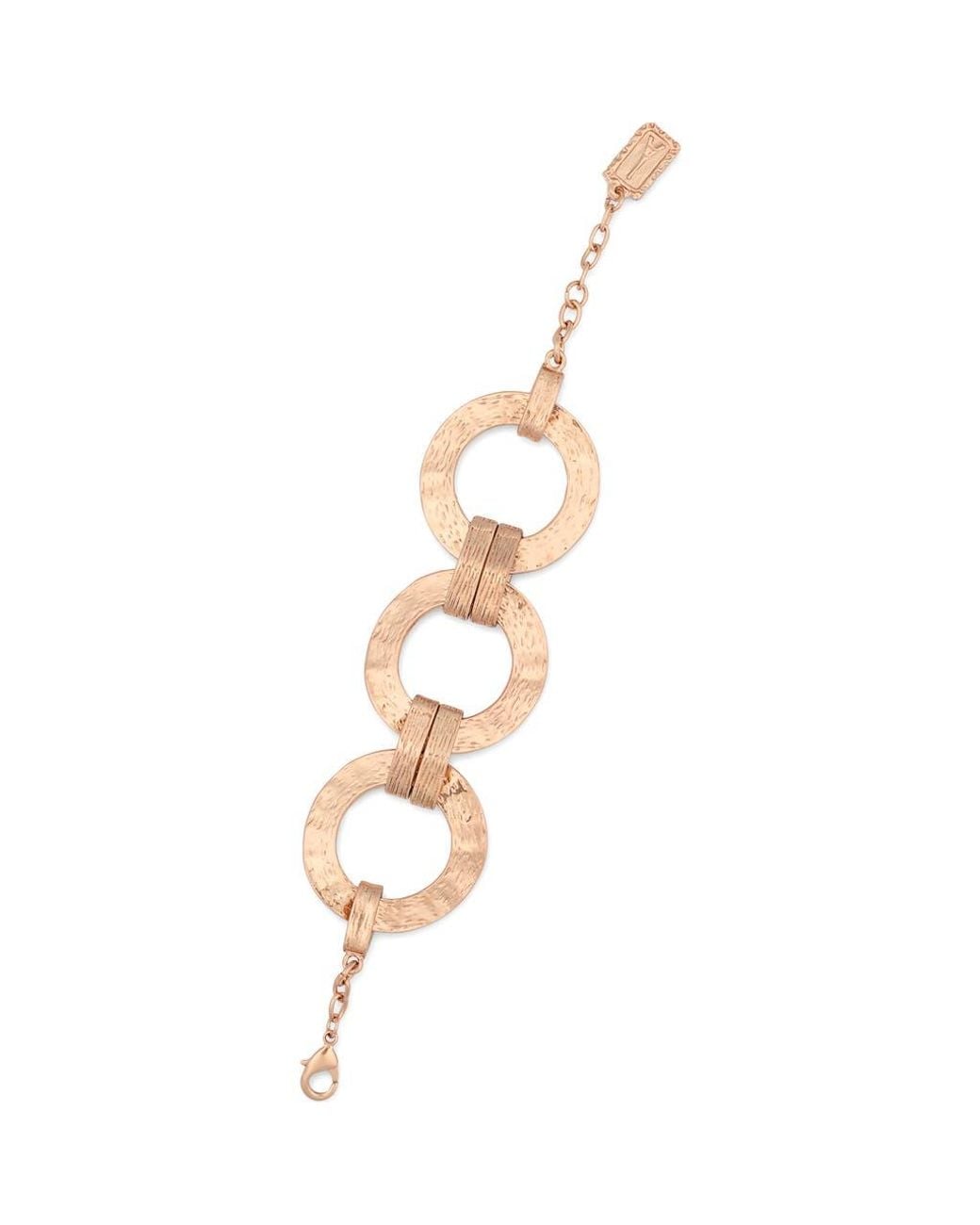 Karine Sultan White Round Link Bracelet