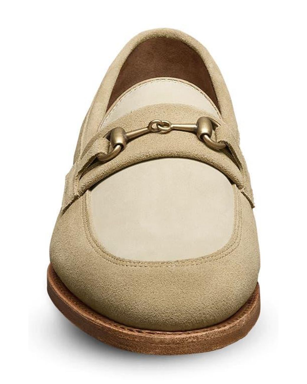 Allen Edmonds White Randolph Bit Loafer for men