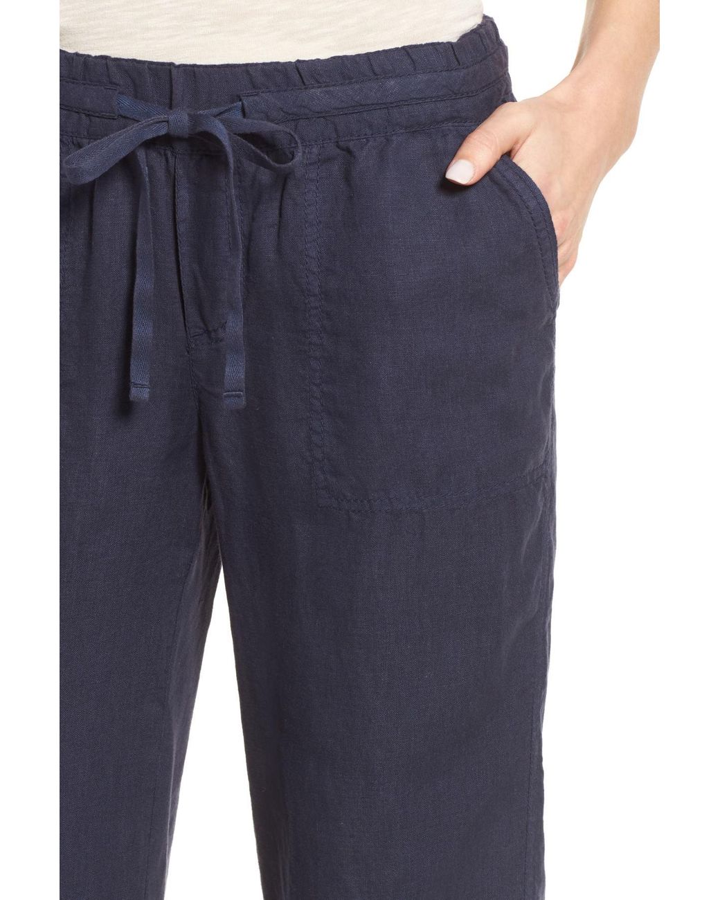 Caslon drawstring clearance linen pants