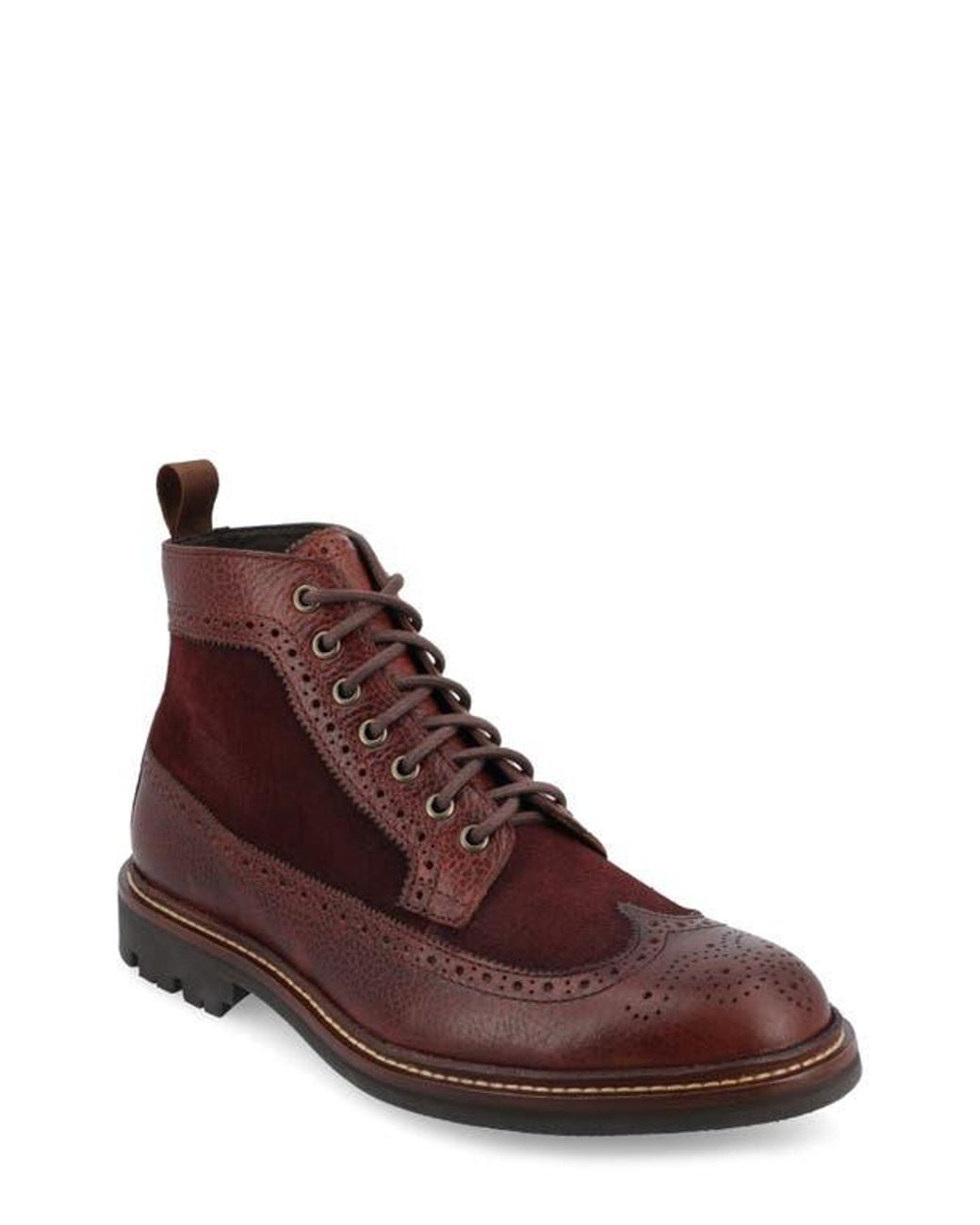 Taft Brown The Boston Longwing Boot for men