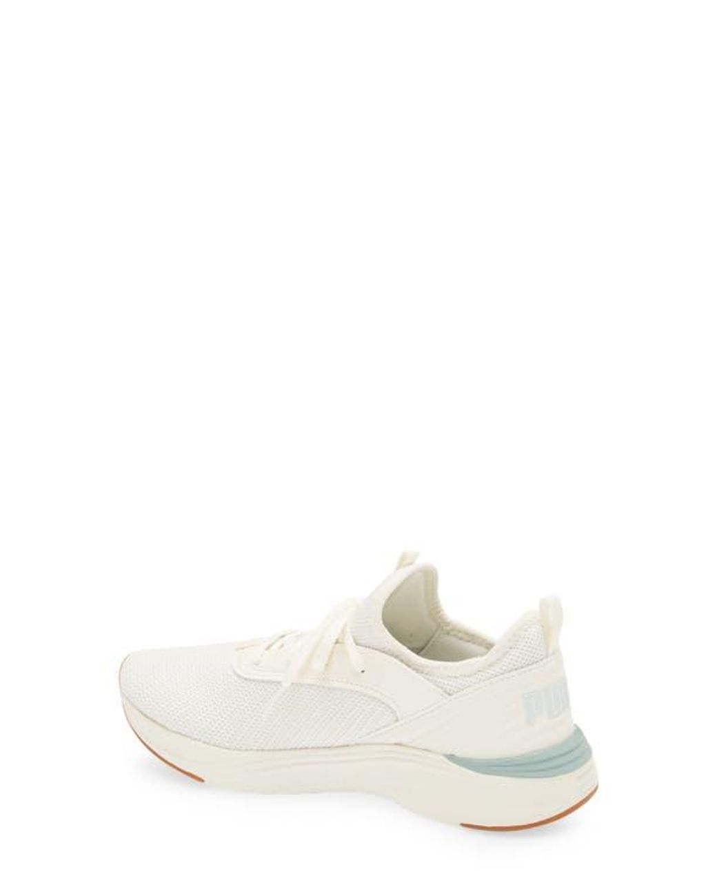 PUMA White Softride Ruby Luxe Sneaker