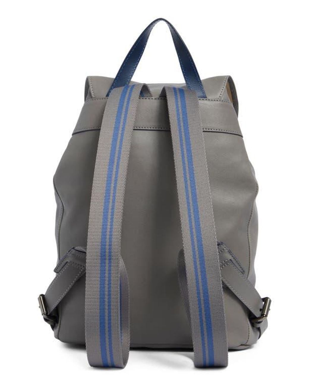 Longchamp Gray Lc3D Medium Leather Backpack
