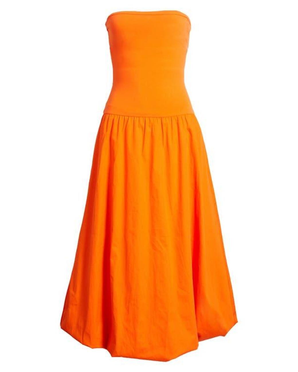strapless pleat front dress mango Strapless Pleat Front Dress (Women)