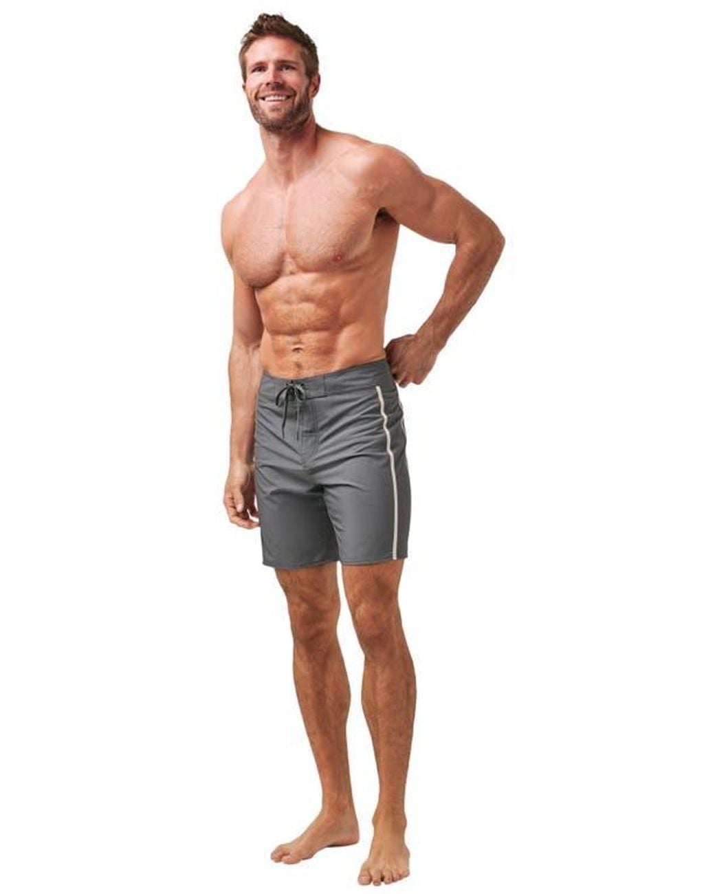 Travis Mathew Blue Making It Reef Board Shorts for men