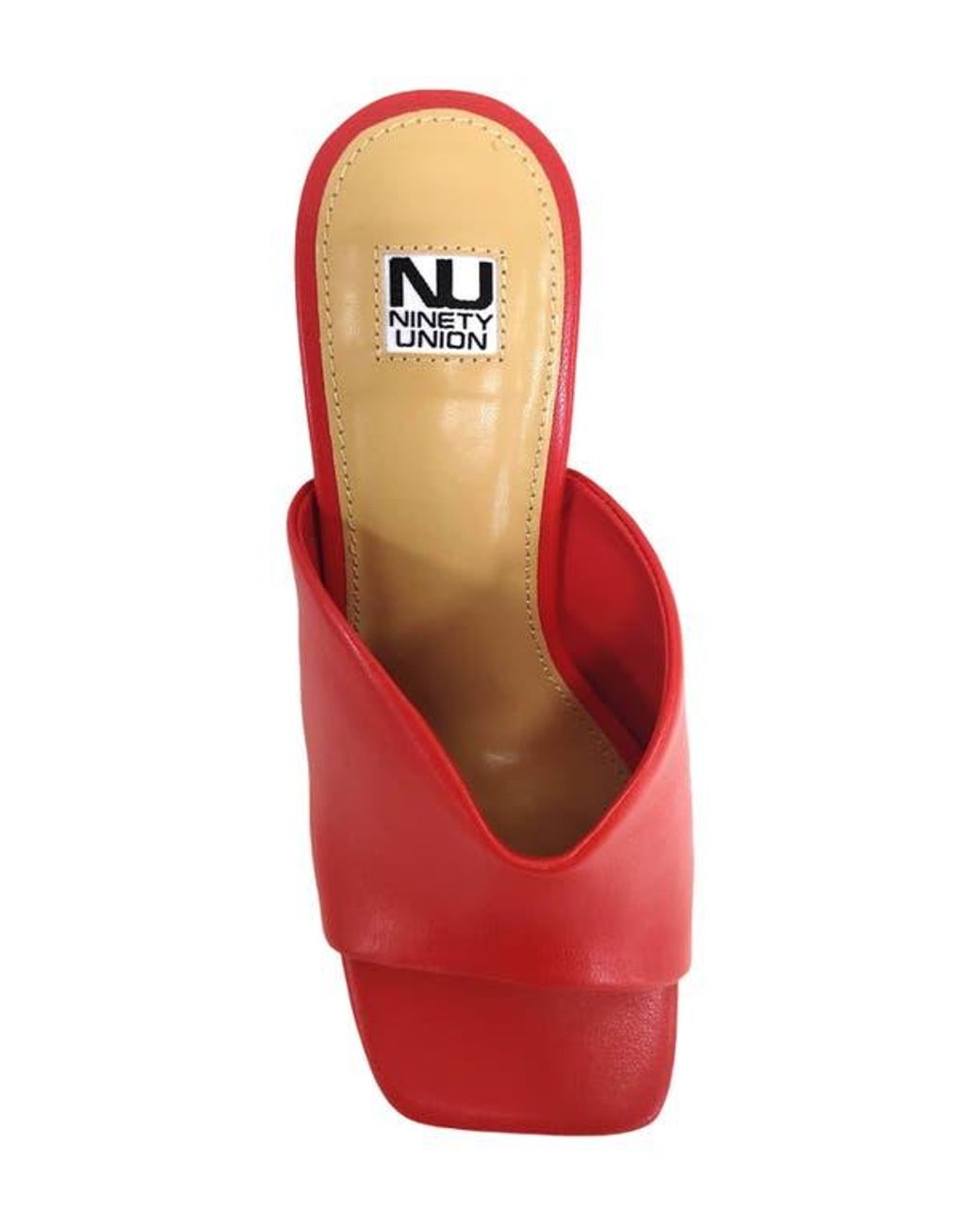 Ninety Union Red Gypsy Square Toe Mule
