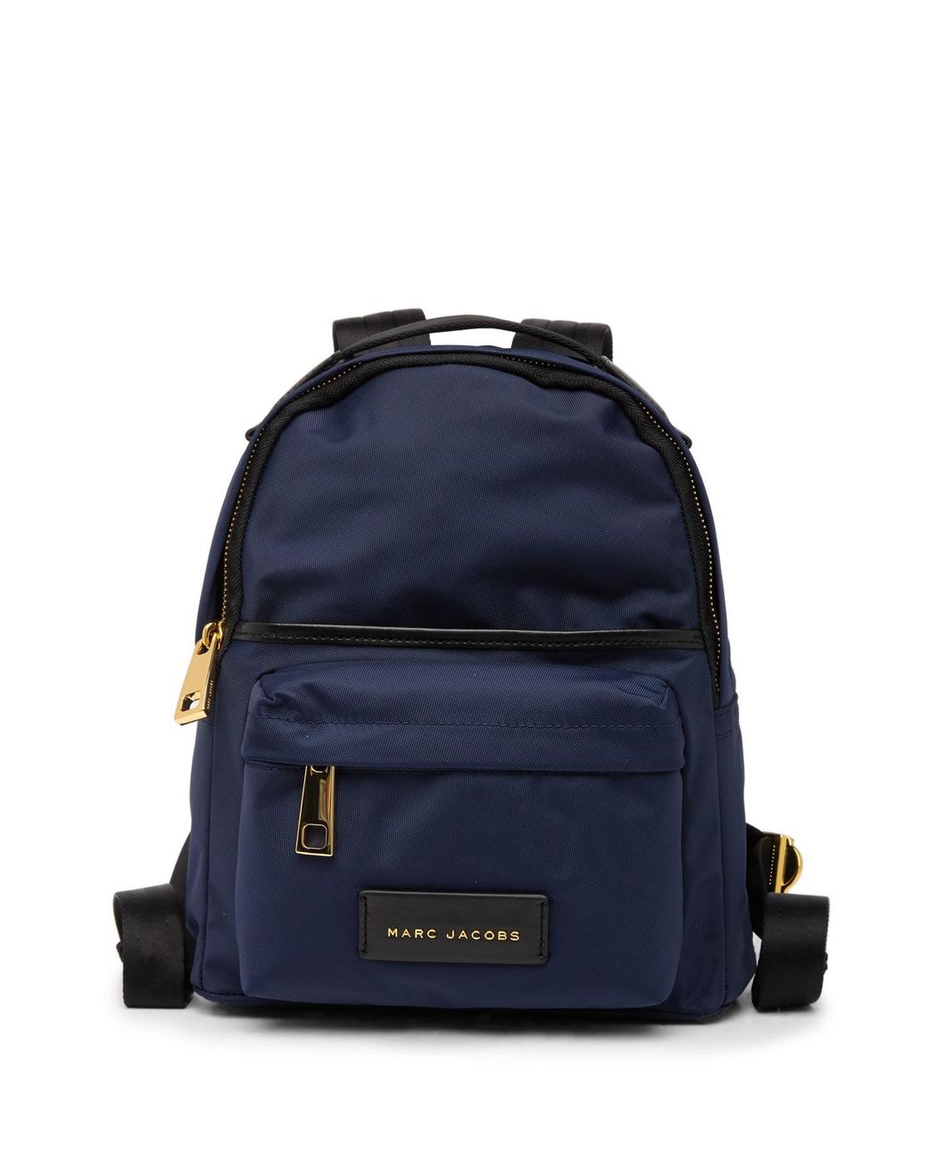 Blue Chevron Varsity Initial Mini Backpack - E