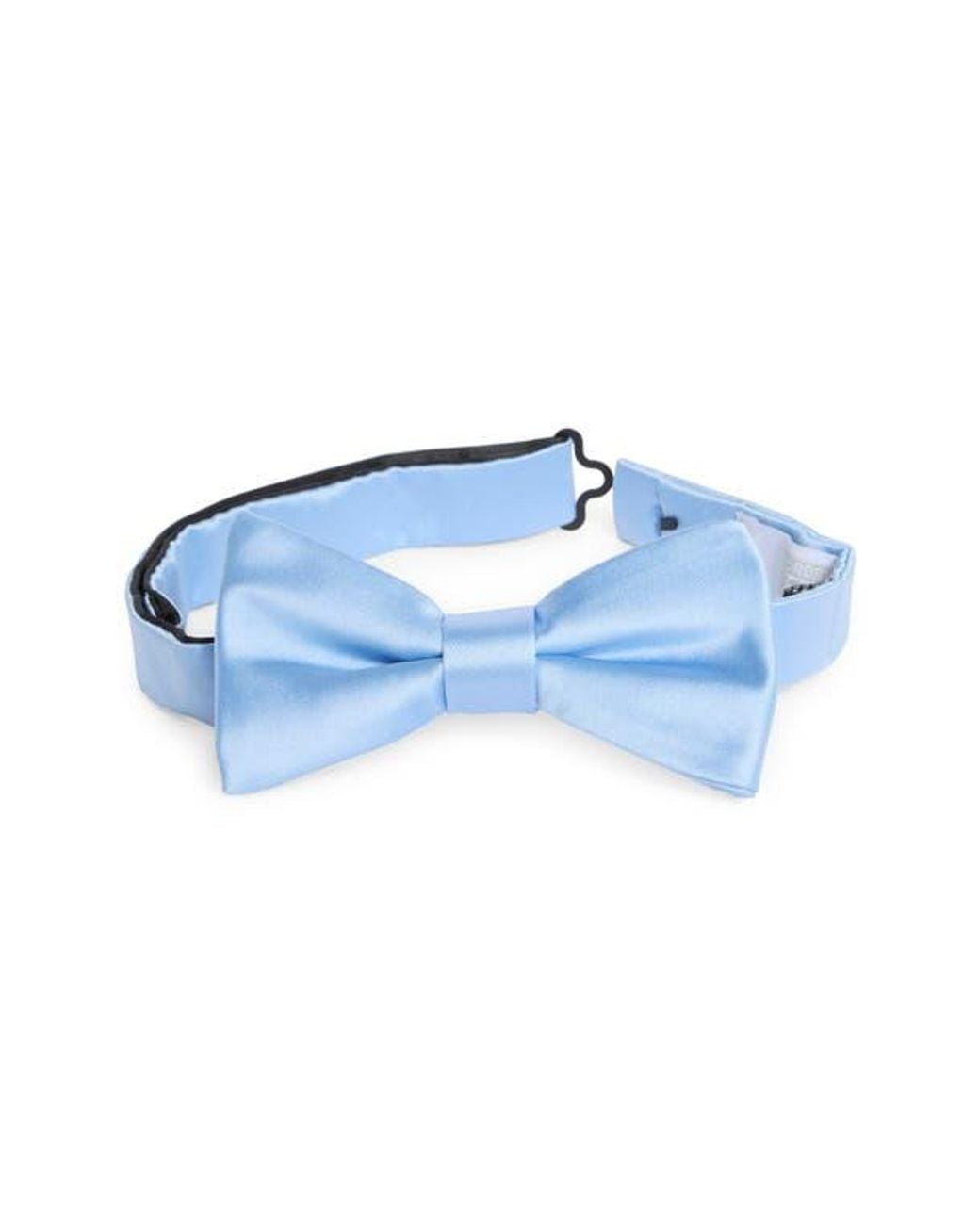 Nordstrom Rack Blue Satin Solid Bow Tie for men