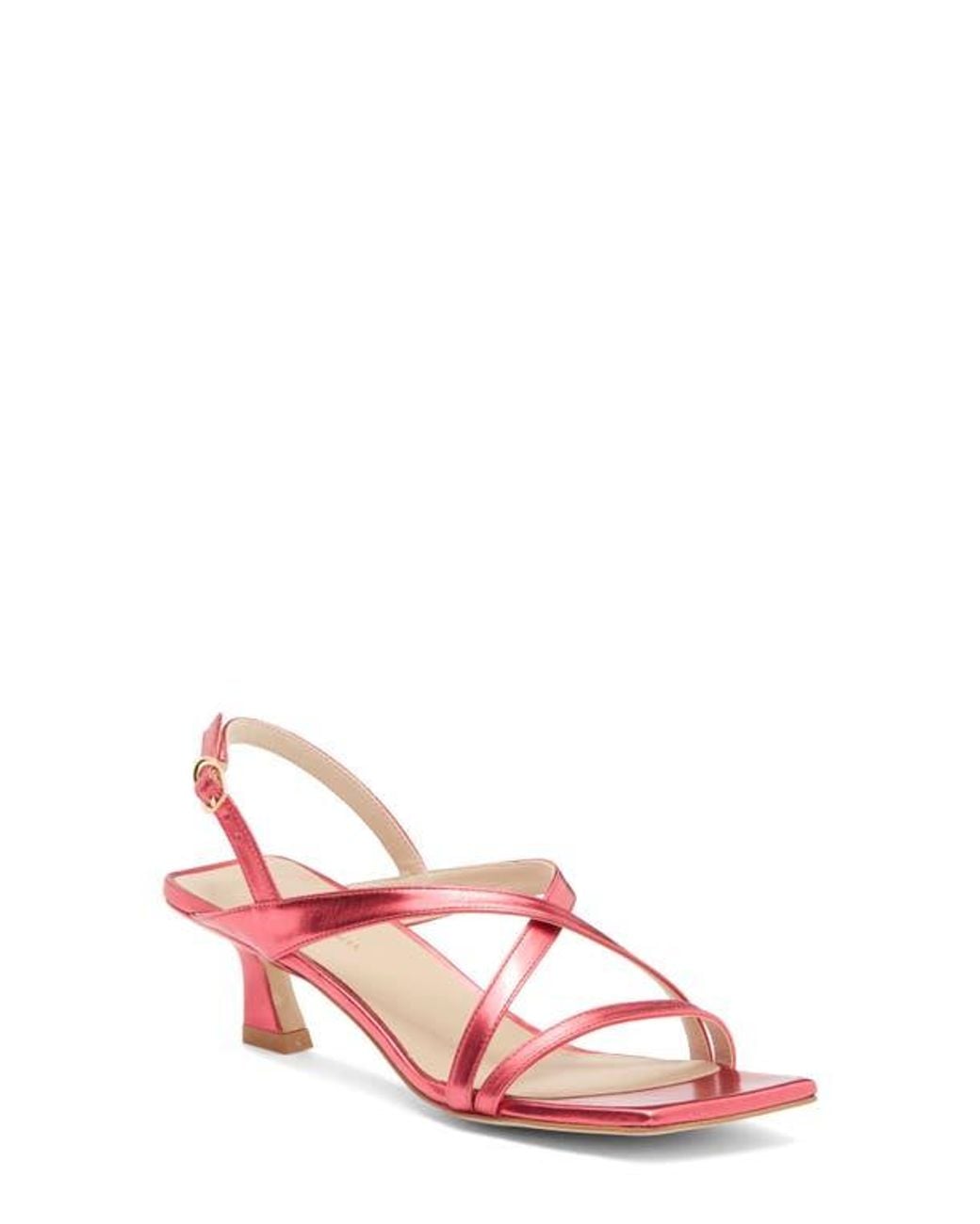 Stuart Weitzman Pink Oasis 50 Slingback Sandal