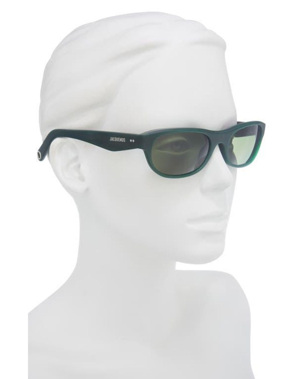 Jacquemus Green Sole Rectangular Sunglasses