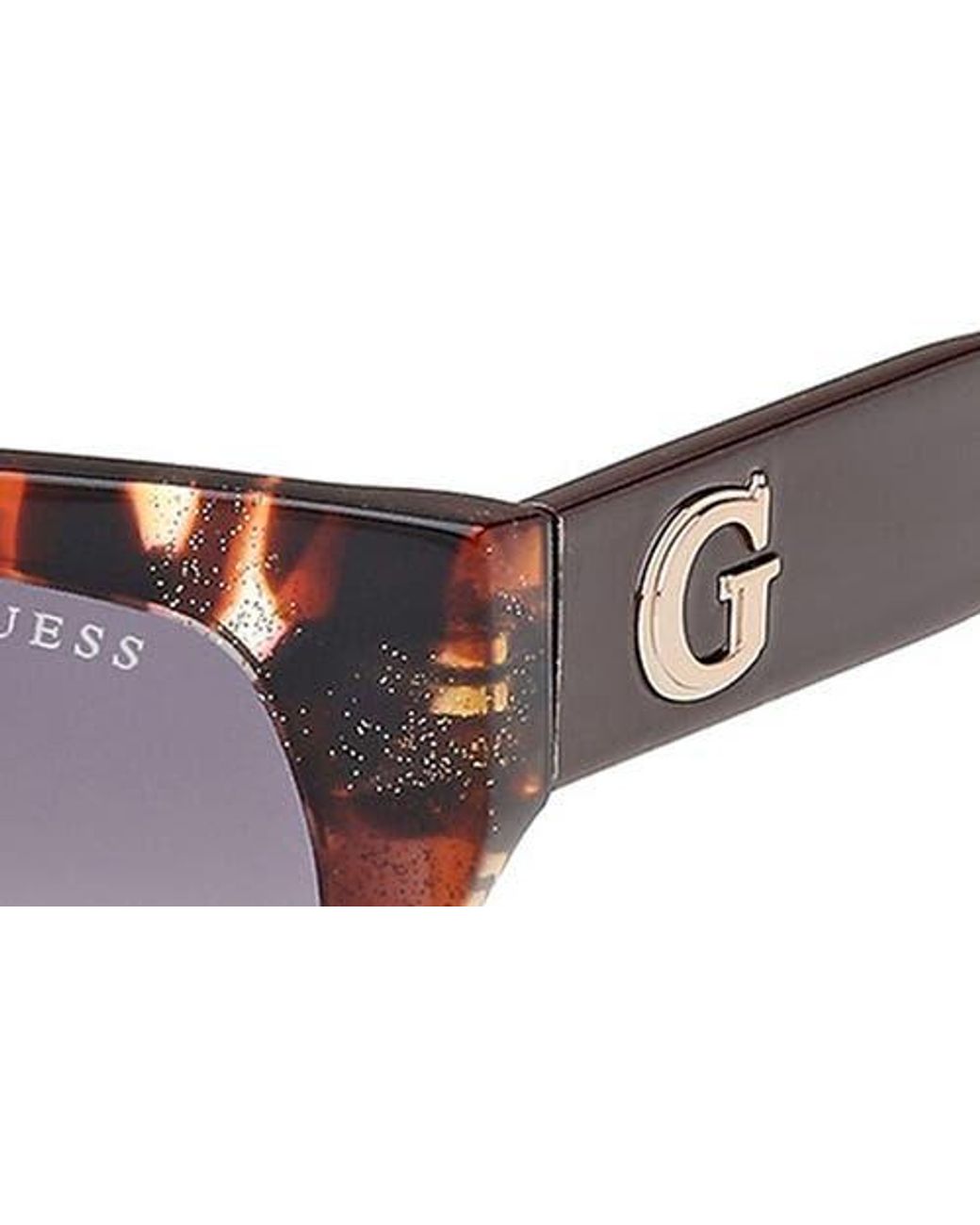 Guess Brown Geometric Sunglasses for men