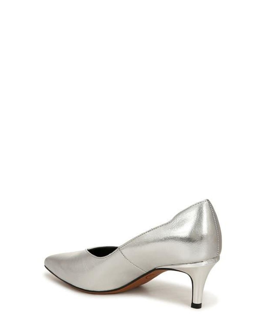 Franco Sarto White Aurora Pointed Toe Pump