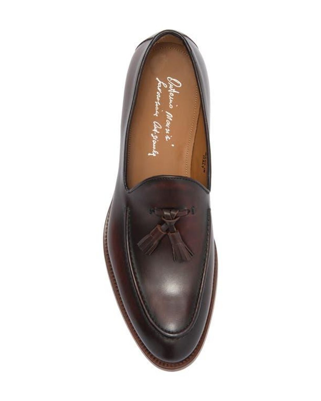 Antonio Maurizi Tassel Loafer in Brown for Men Lyst