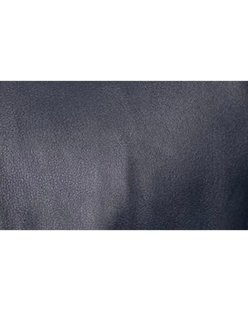 VELLAPAIS Blue Larue Leather Jacket for men