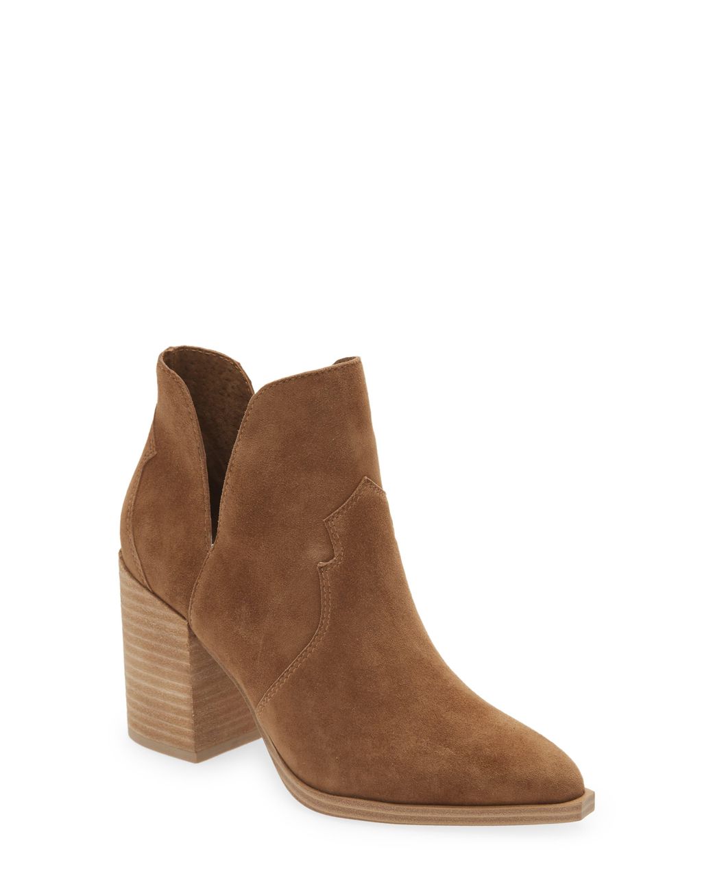 Steve Madden Chaya Pointed Toe Bootie in Brown | Lyst
