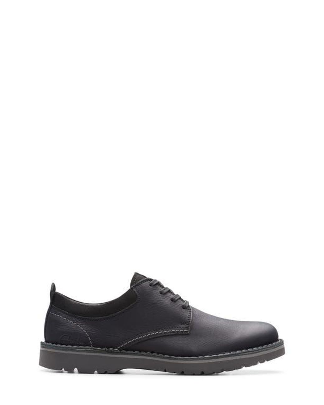 Clarks Black Eastridge Plain Toe Derby for men