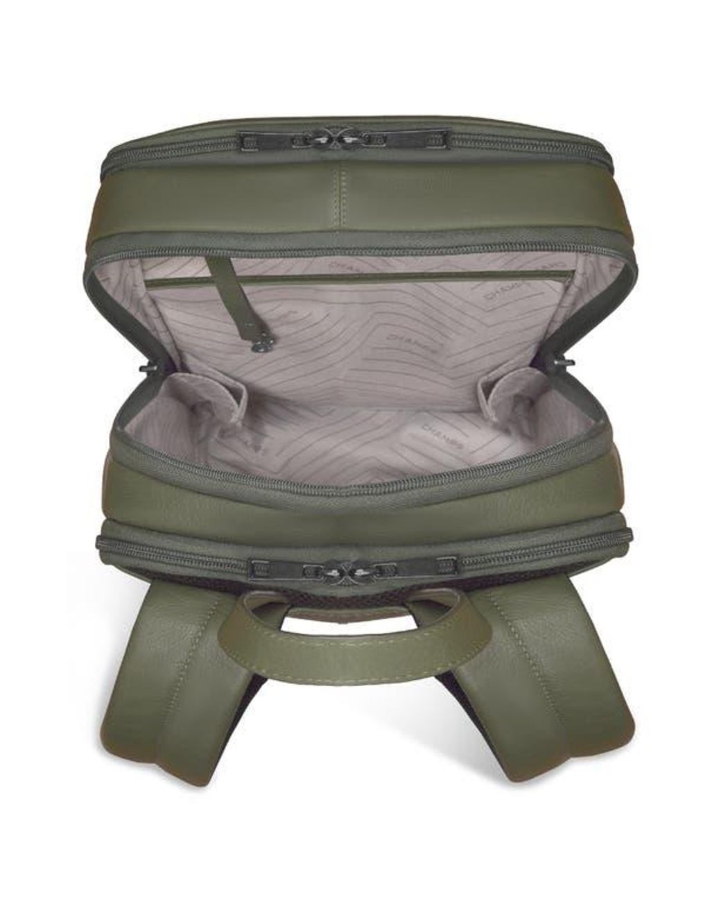 CHAMPS Green Onyx Leather Backpack for men