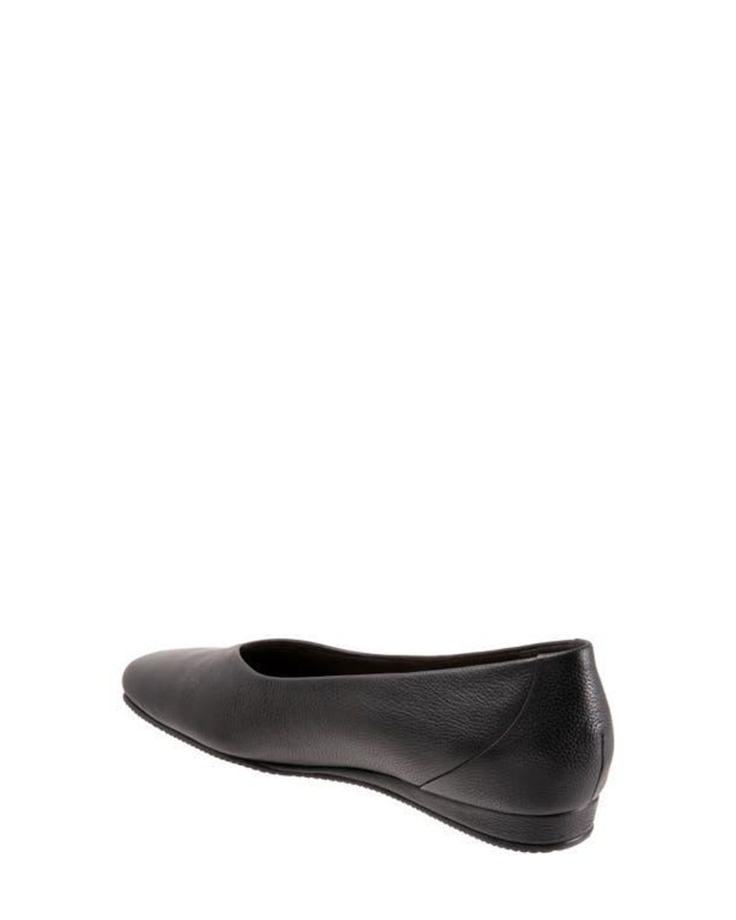 Softwalk® Black Vellore Flat
