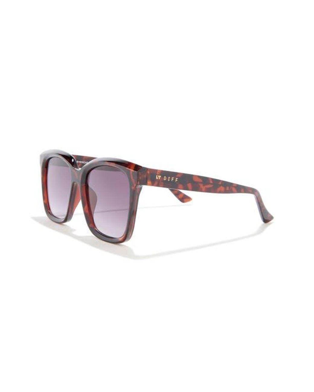 DIFF Brown 54Mm Blythe Cat Eye Sunglasses