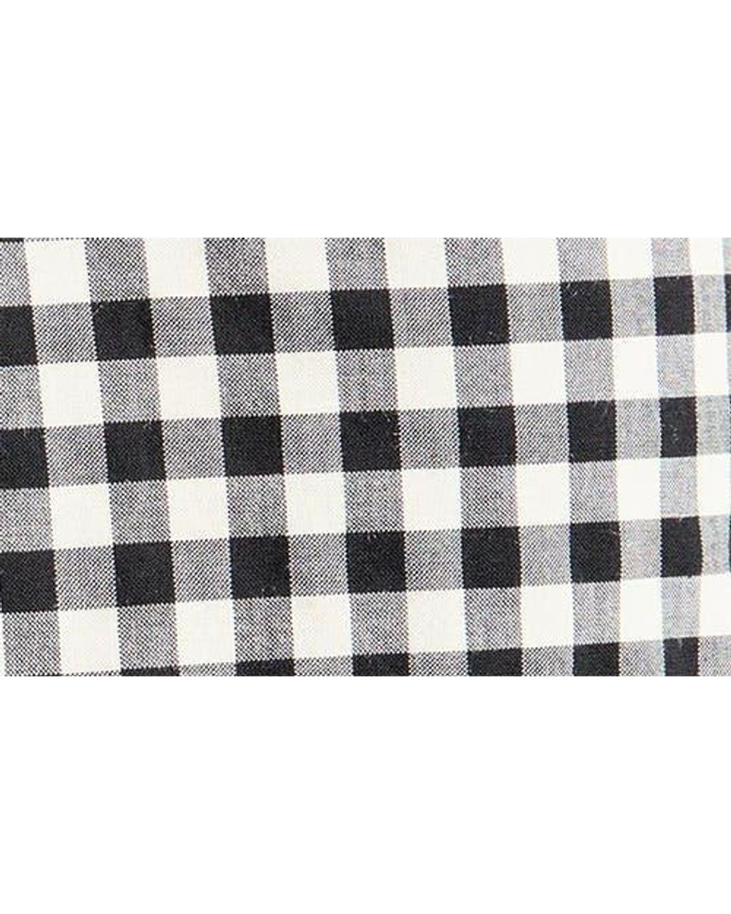 Madewell Black Gingham Miniskort