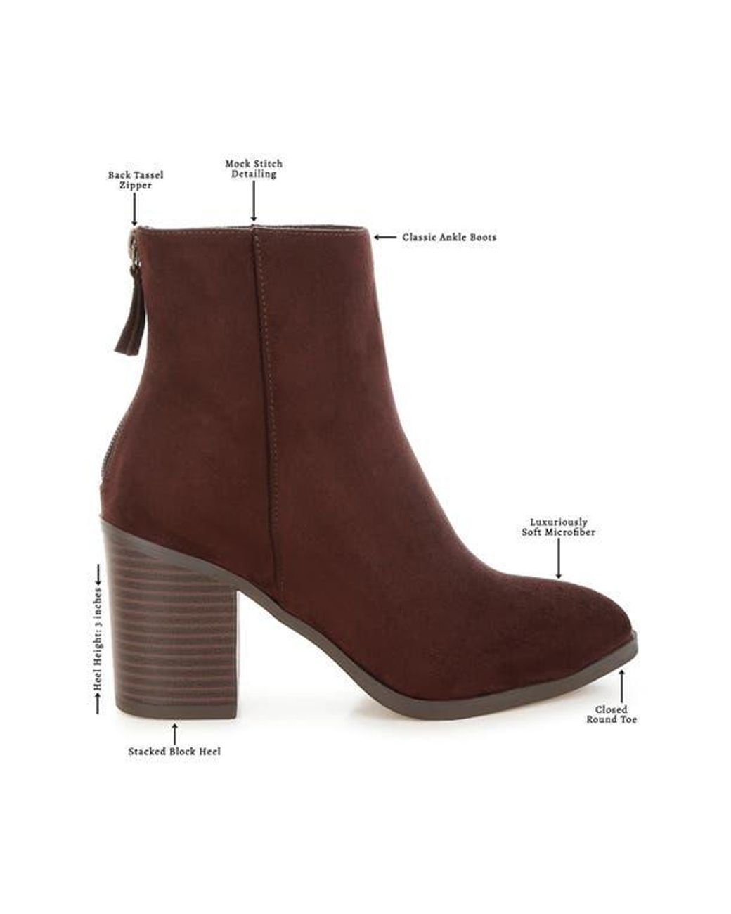 LONDON RAG Brown Eigur Bootie
