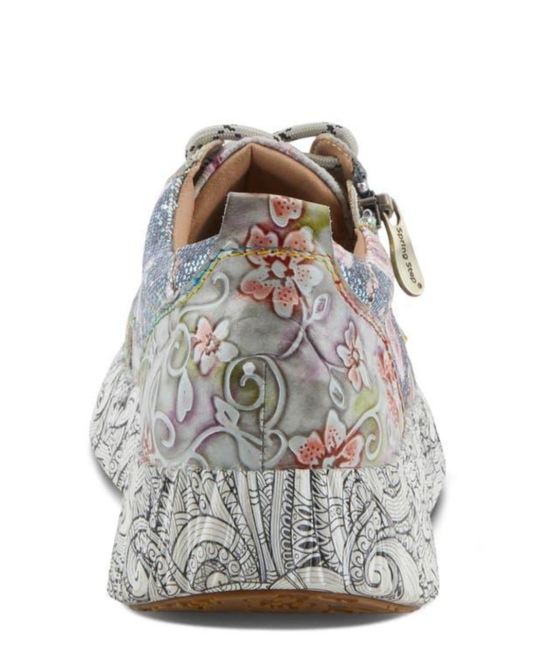 Spring Step Gray Motion Platform Sneaker