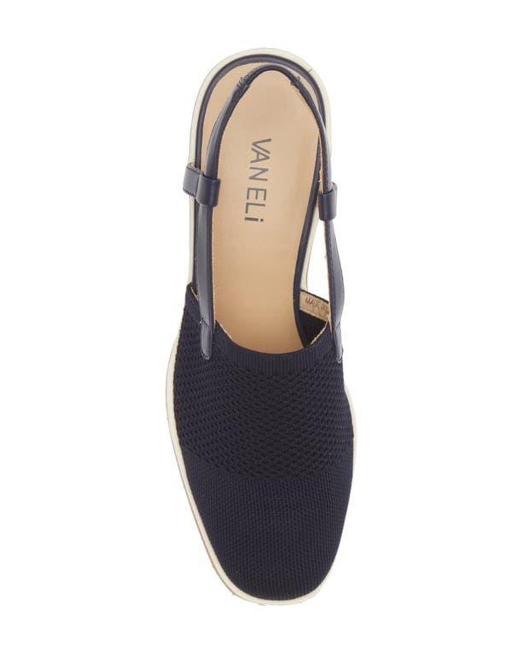 Vaneli Blue Greer Slingback Wedge
