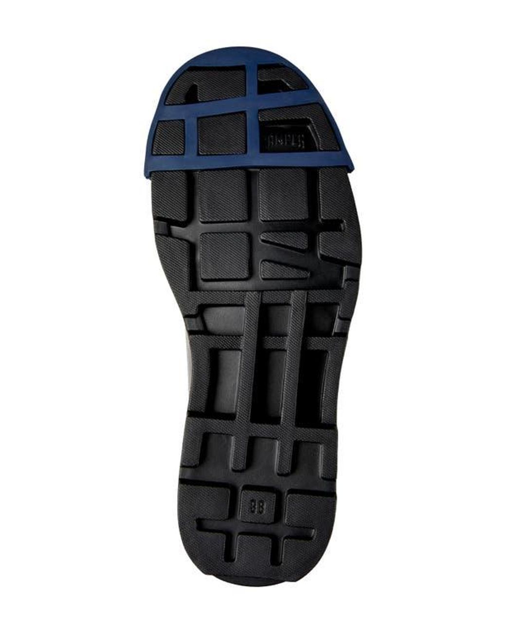 Camper Blue Junction Cap Toe Penny Loafer
