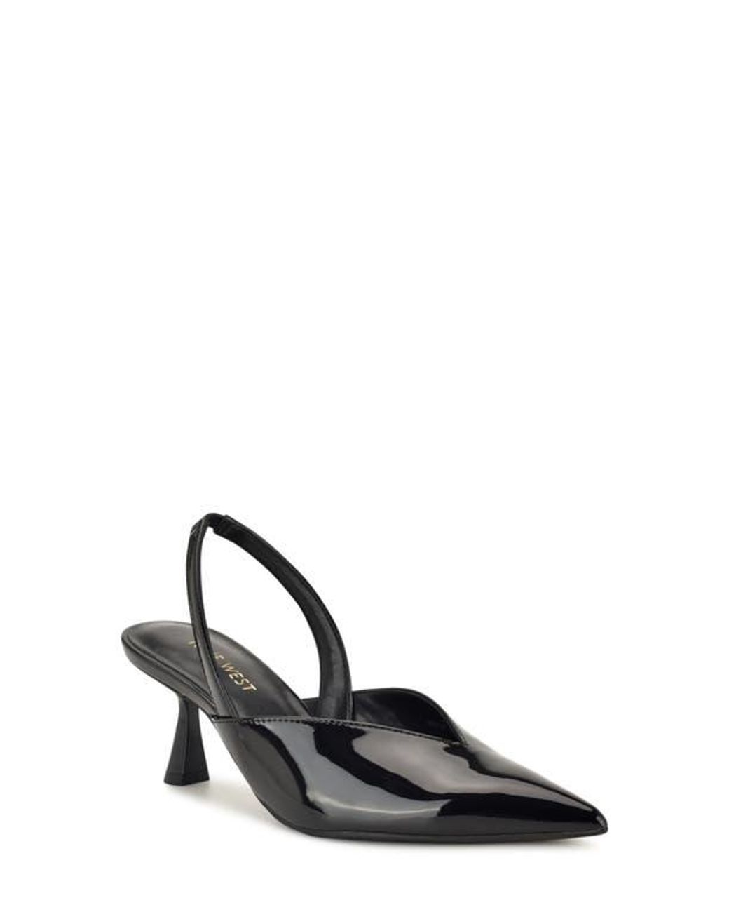 Nine West Black Lamma Slingback Pump