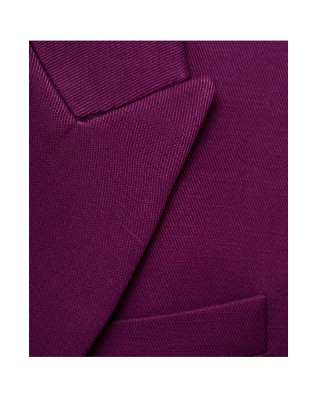 Mango Purple Double Breasted Jacket