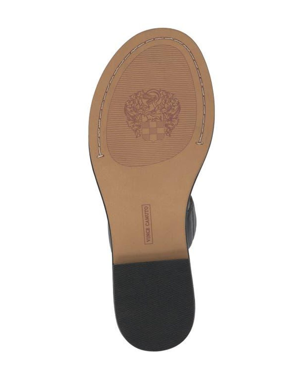 Vince Camuto Black Lexie Toe Loop Sandal