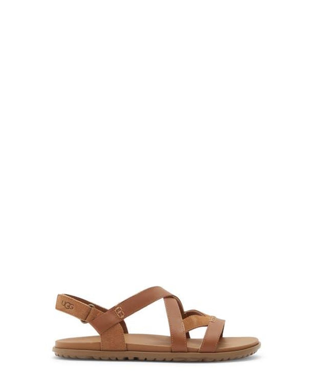 Ugg Brown Solivan Slingback Sandal