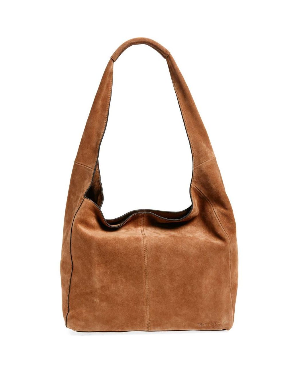 thumbnail image 2 of Women's Suede Hobo Bag - Retro Slouchy Shoulder Tote With Crossbody Strap & Matching Coin Purse 2 of 10