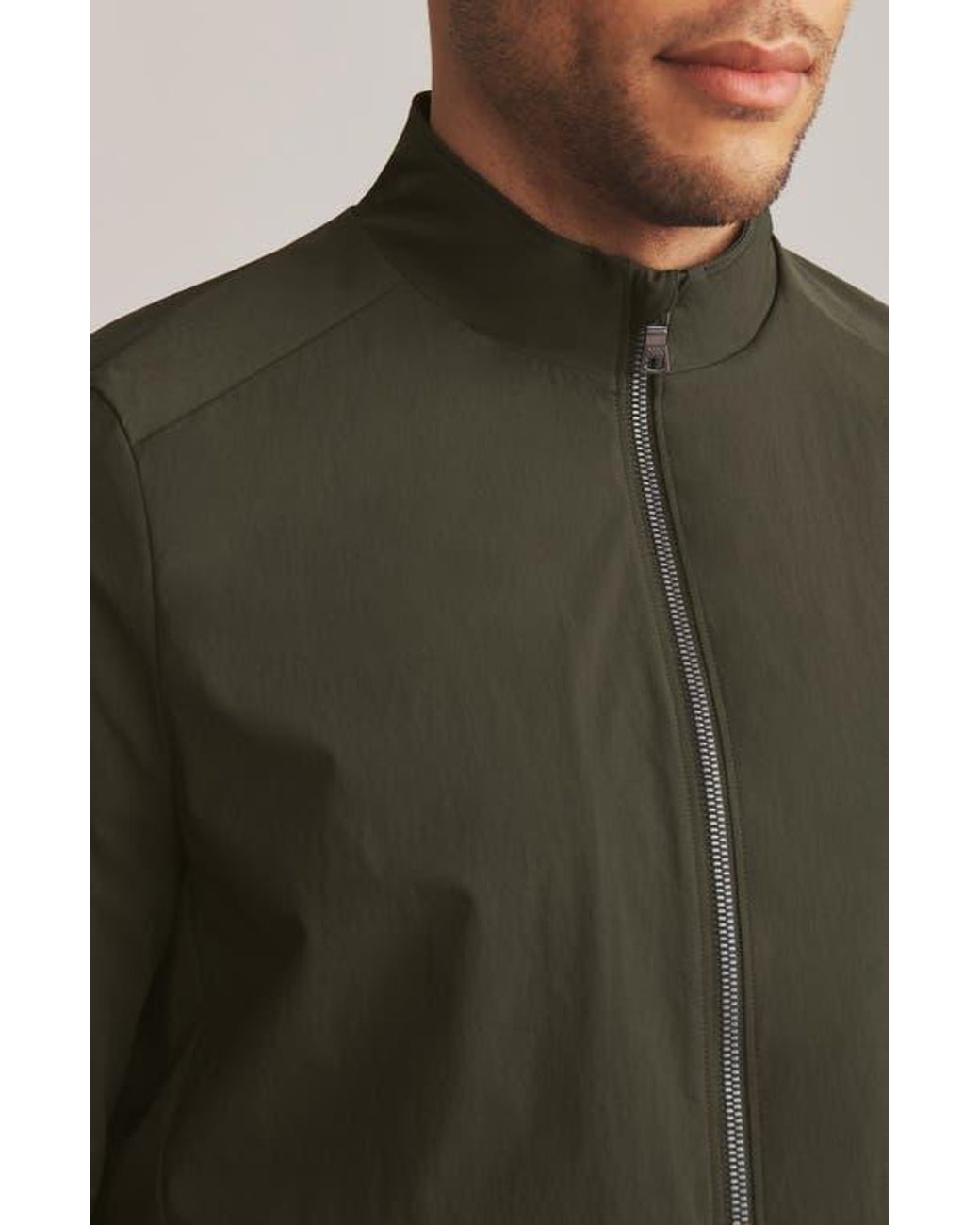 Rhone Green Coaches Jacket for men