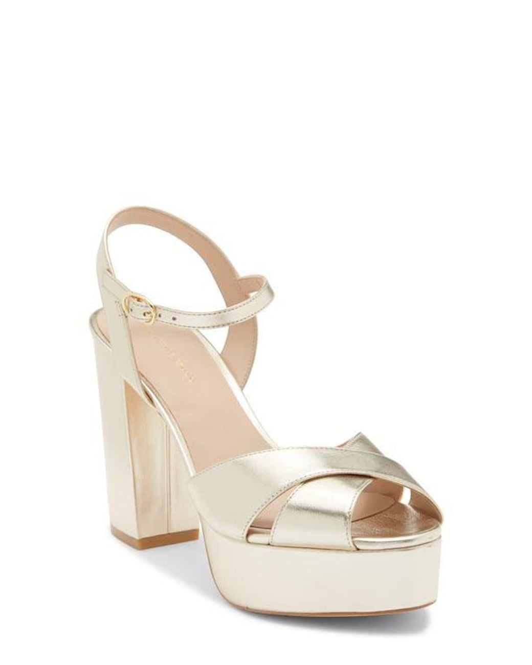 Stuart Weitzman Natural Ivona Platform Sandal