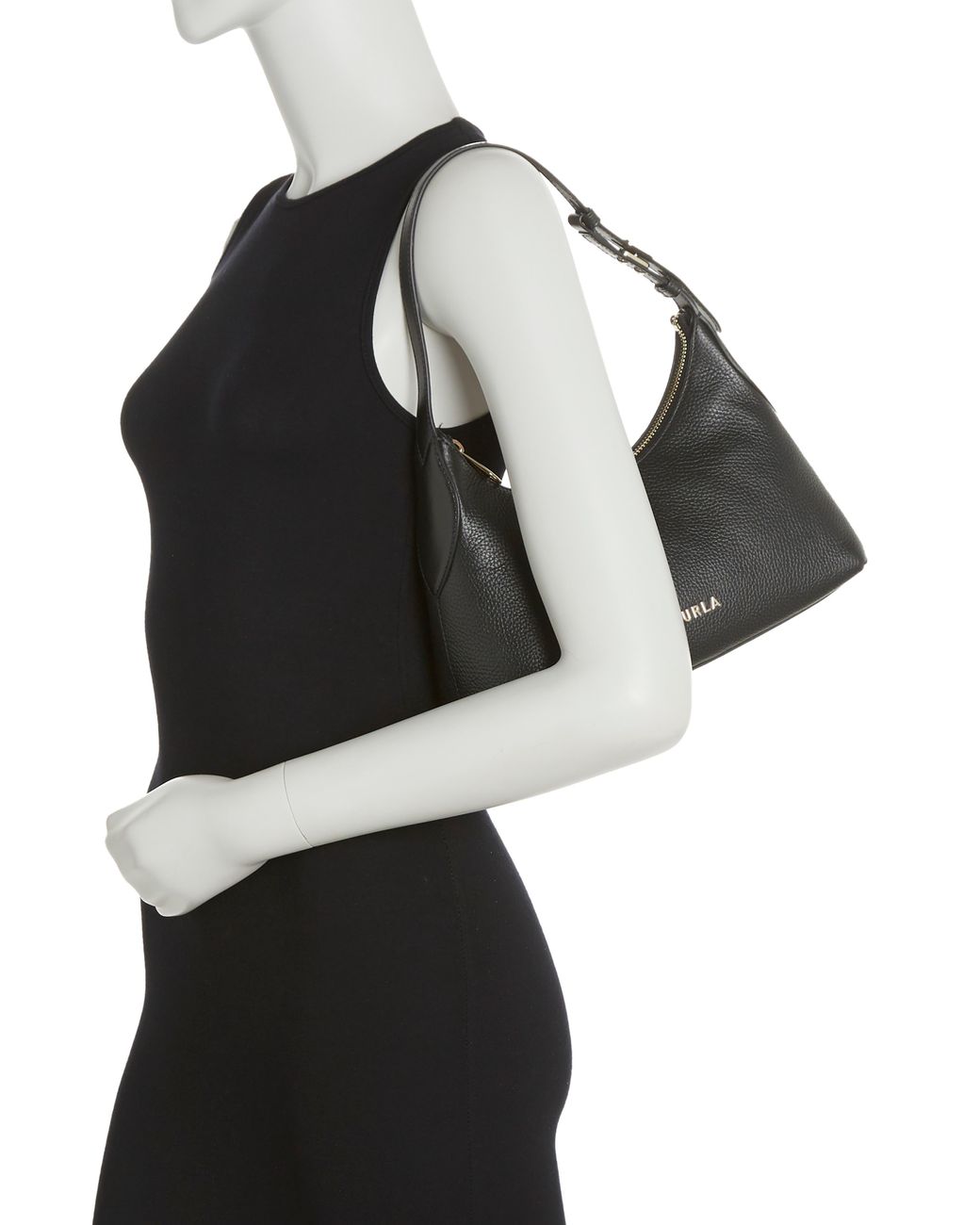 Furla Danae Hobo Bag in Black | Lyst