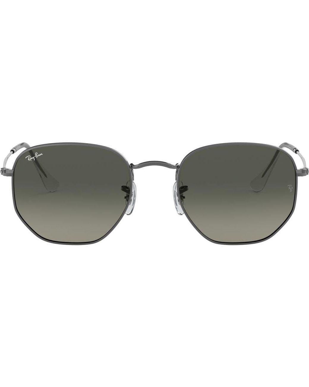 Ray-Ban Gray 48Mm Gradient Small Irregular Sunglasses for men