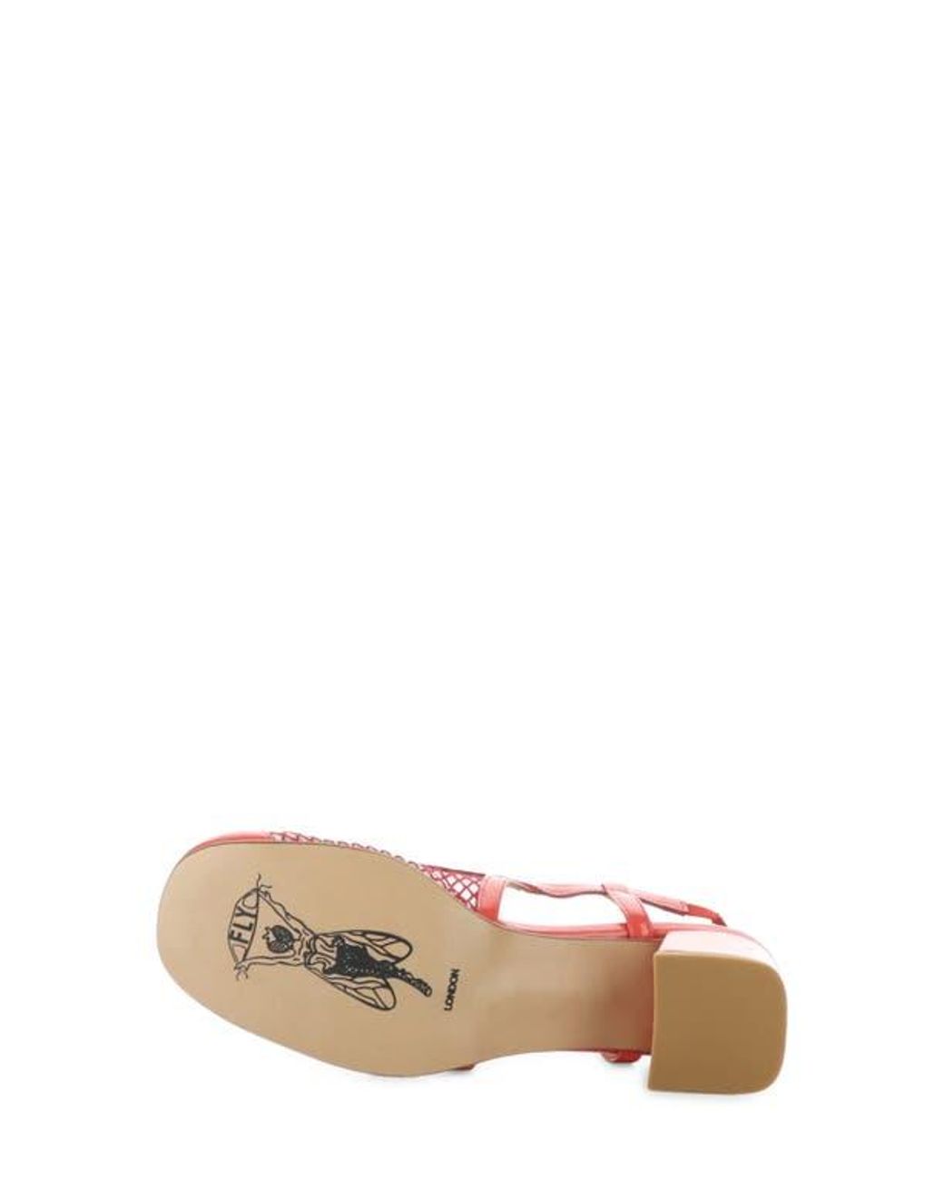 Fly London Red Soki Slingback Pump