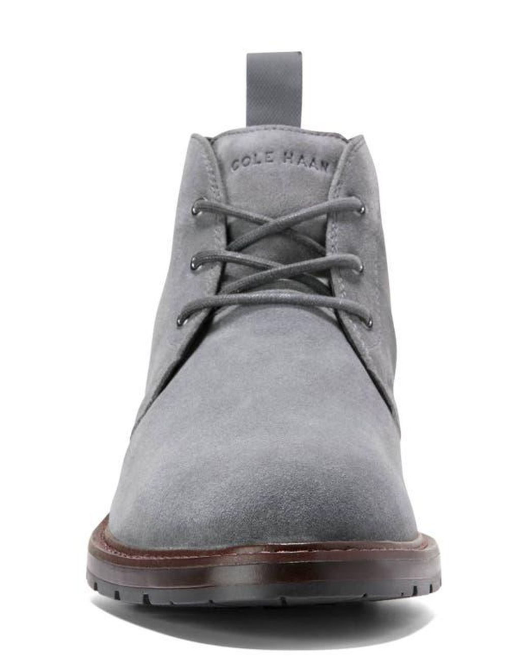Cole Haan Men 13M Grand Os Gray Suede Casual Lifestyle Daily Lace Up Chukka Boot Cole Haan Chamberlin Grand Chukka Boot in Gray for Men | Lyst main image 2