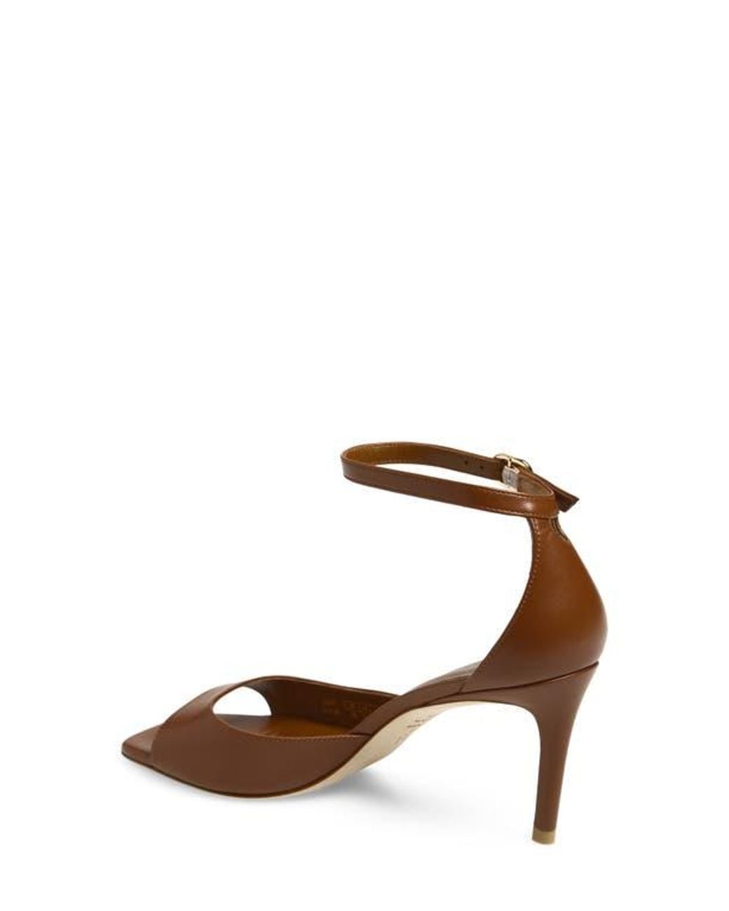 Stuart Weitzman Brown Nudistia 75 Sandal