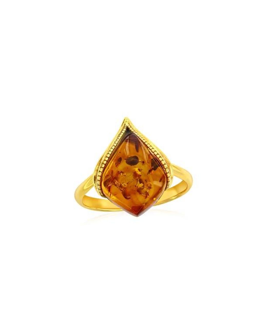 Simona Orange Marquise Cut Ring