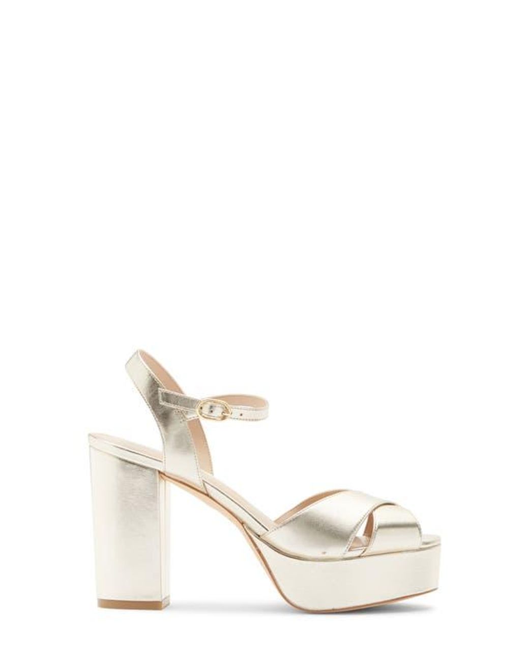 Stuart Weitzman Natural Ivona Platform Sandal