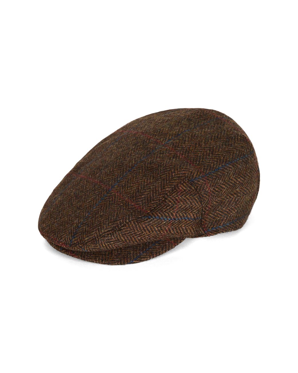 Barbour Cairn Herringbone Tweed Wool Cap In Brown Check At Nordstrom Rack  for Men | Lyst