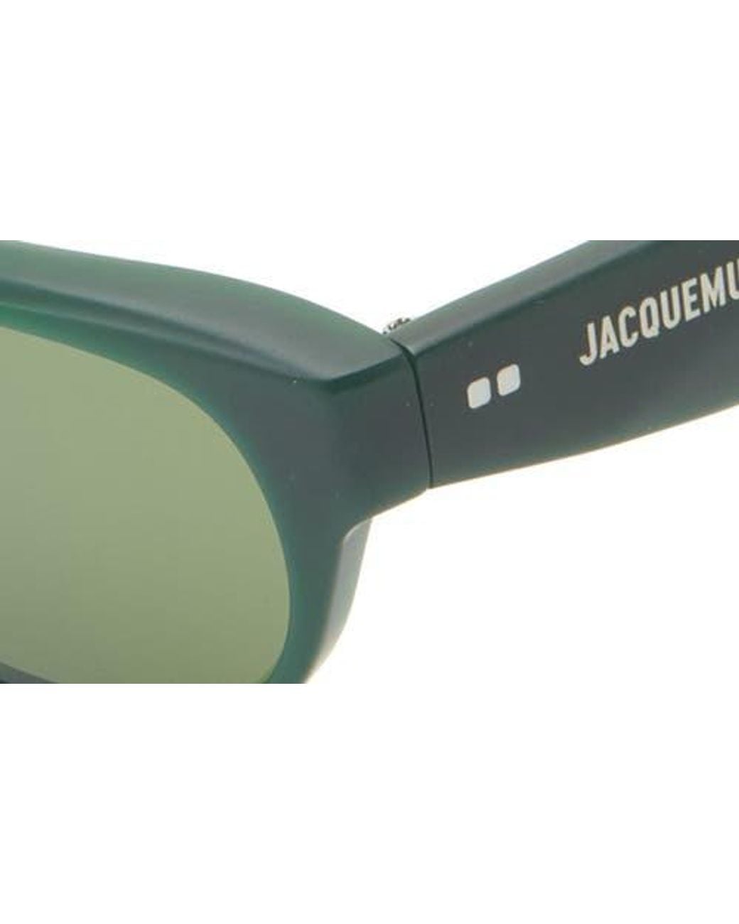 Jacquemus Green Sole Rectangular Sunglasses