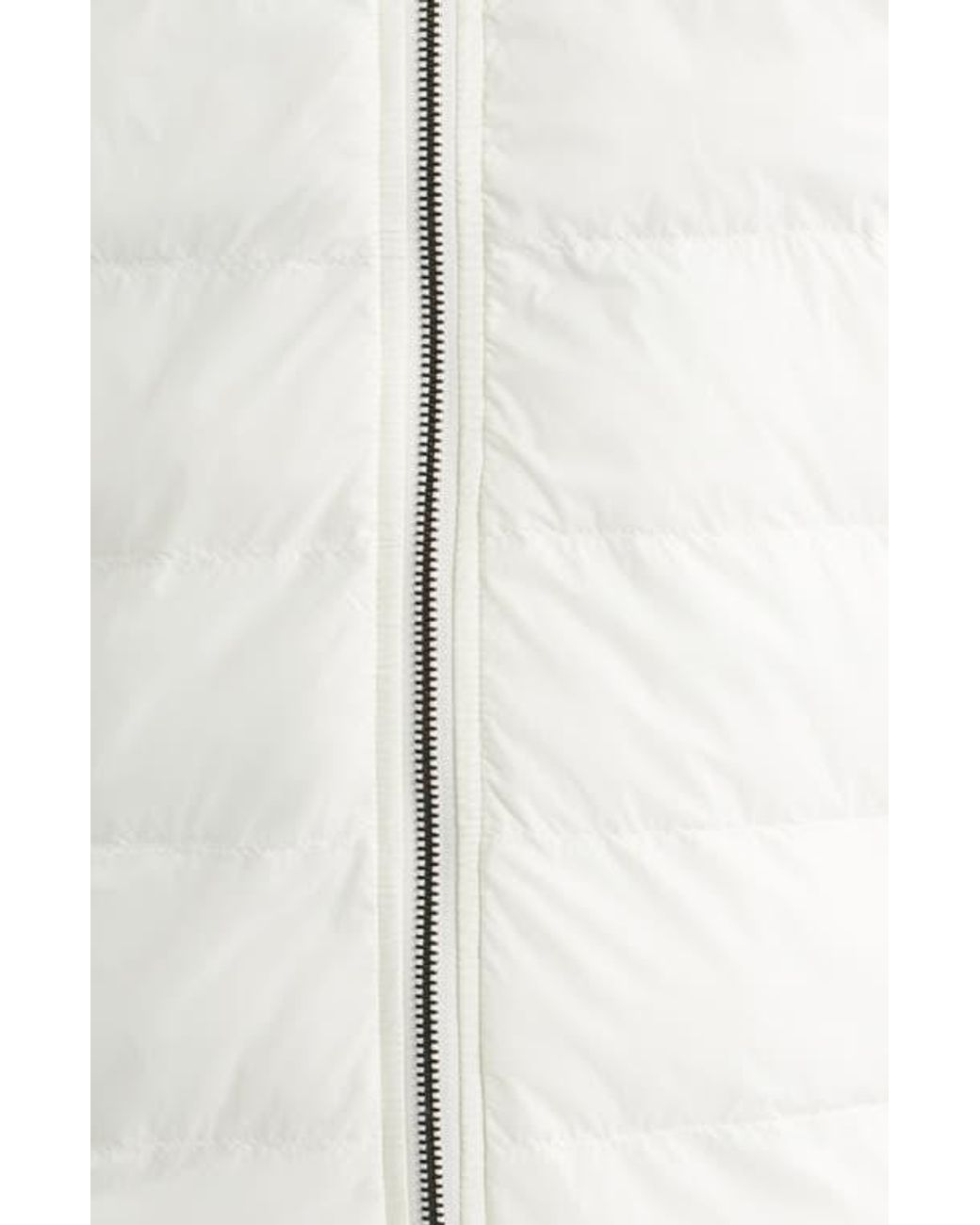 Bugatchi White Soft Touch Quilted Zip-Up Bomber Jacket for men