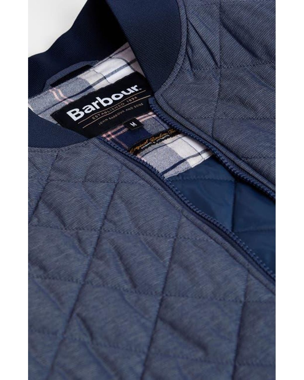 Barbour Blue Tyneport Quilted Jacket for men