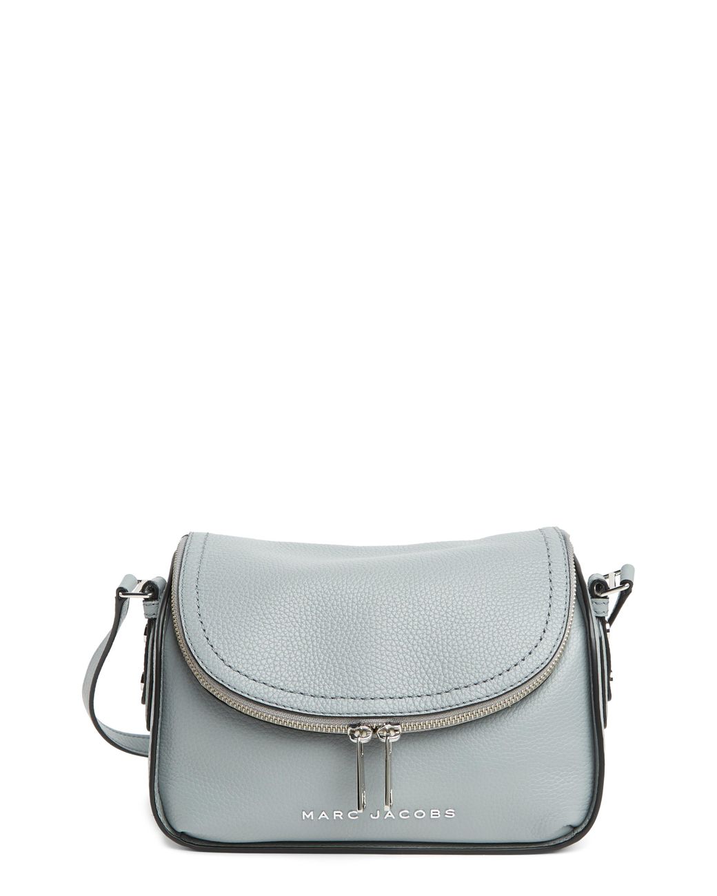 Marc Jacobs The Groove Leather Mini Messenger Bag In Rock Grey At